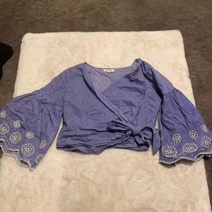 Rebellion crop top sz M